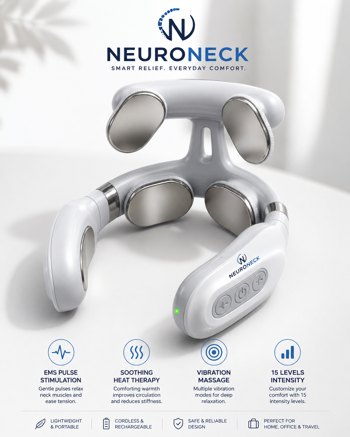NeuroEase™ Smart Neck Massager