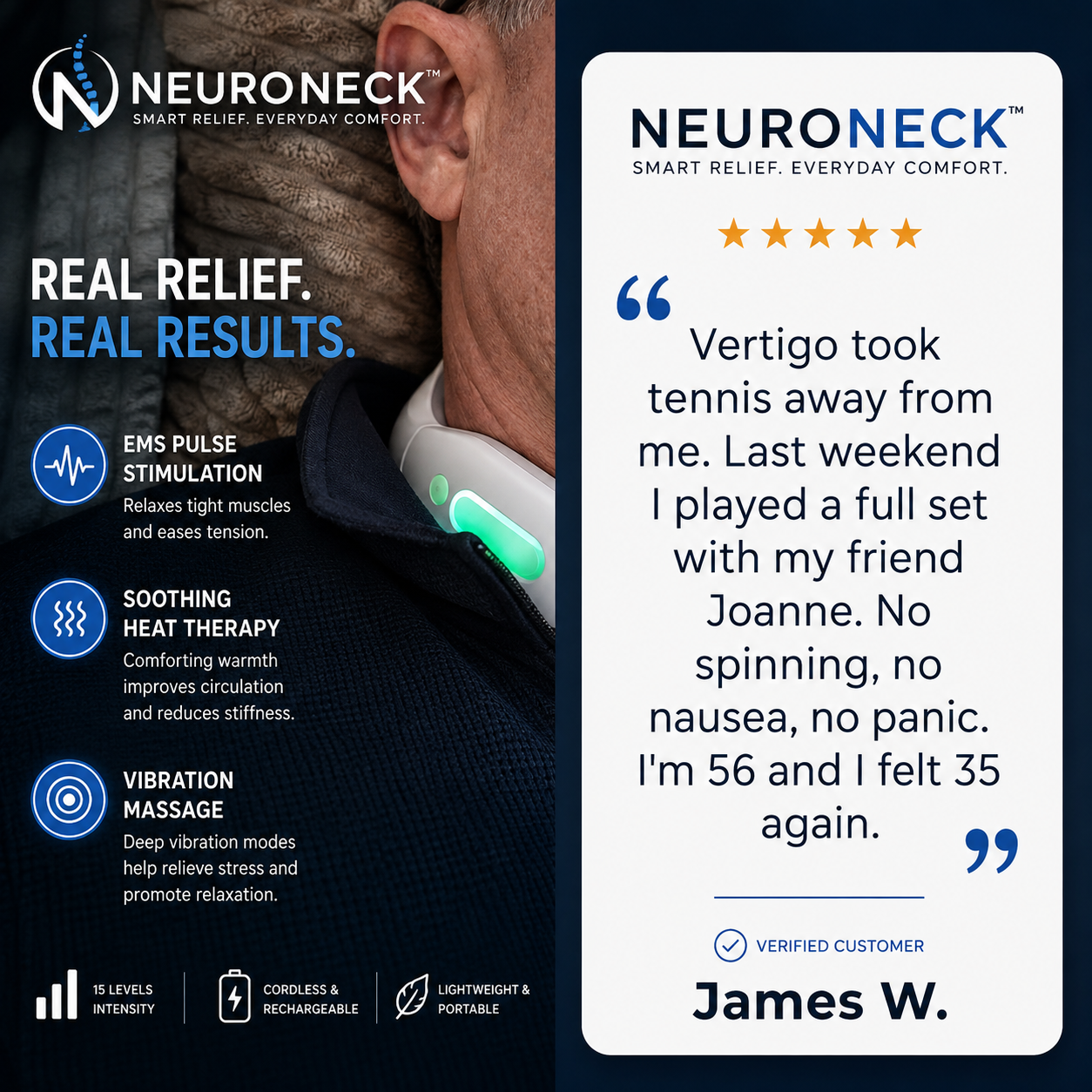 NeuroEase™ Smart Neck Massager