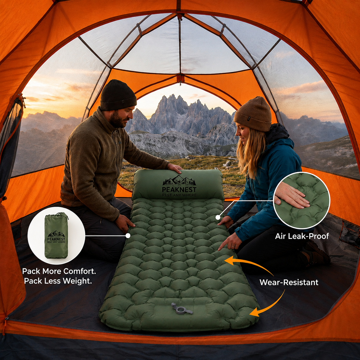 PeakNest™ Ultralight Sleeping Pads