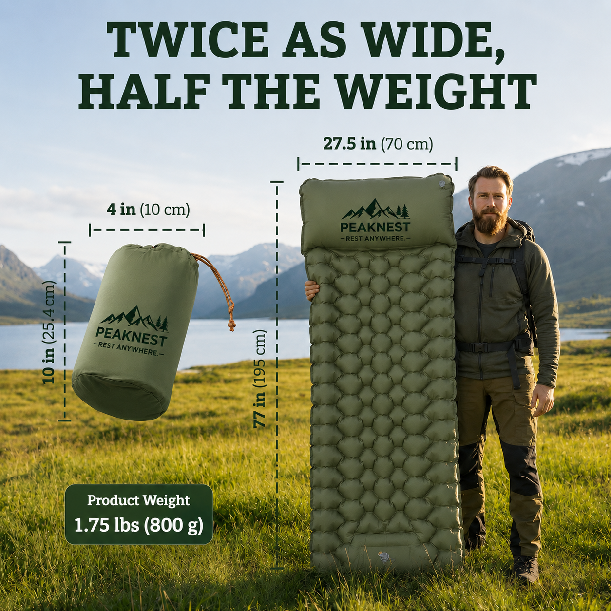 PeakNest™ Ultralight Sleeping Pads